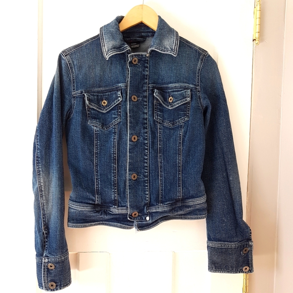 Diesel Vintage Y2K Denim Trucker Jacket Medium Wash Sz M